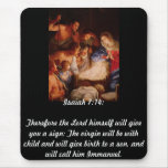 Isaiah 7:14 mouse pads