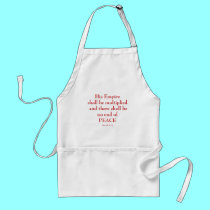 Isaiah 9: 7 aprons by Artists4God Isaiah 9: 7 aprons