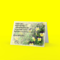 Isaiah bible verse greeting card Card