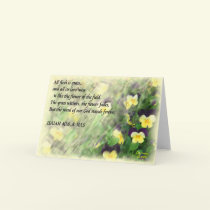 Isaiah bible verse greeting card Card