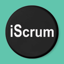 iScrum Rugby Scrum Tshirt magnets
