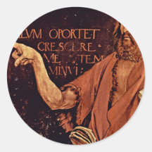 Isenheim Former Altar Altar In The Antonine Isenhe Round Stickers