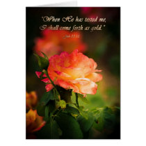 IshallcomeforthasgoldZazzle cards