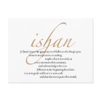 Ishan Postcard