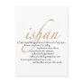 Ishan Postcard (tall)