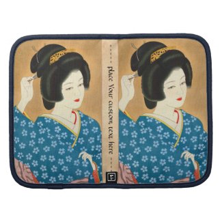 Ishida Waka Spring Sentiment japanese lady woman Folio Planner