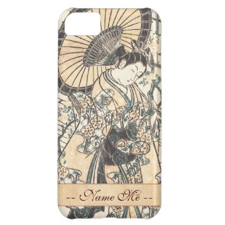 Ishikawa Toyonobu Young Lady with Parasol Cover For iPhone 5C