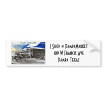 iShop @ PampaMarket109 W Francis A... Bumper Stickers