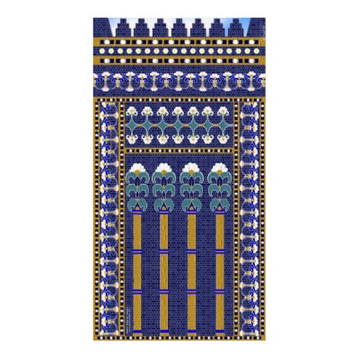 Ishtar Gate Wall of Flowers Print by Birdman77