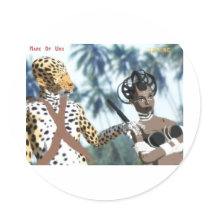 Isi-Agu and Tari (Mark of Uru) stickers