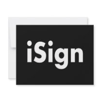 iSign invitations by tomrent iSign invitations