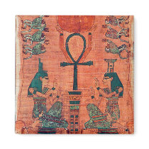 Isis and Nepthys Fridge Magnet
