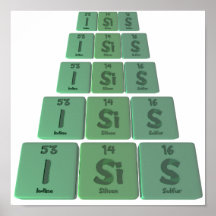 Isis as Iodine Silicon Sulfur Poster