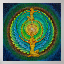 Isis Egyptian Goddess Art poster