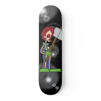iskeight crazy clown skateboards by arnez70174 iskeight crazy clown skateboards
