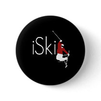 iSki Pinback Button