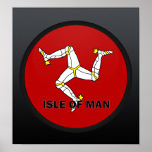 Isla de la bandera de la calidad de Roundel del ho Posters