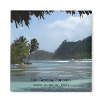 Isla Grande, Panama Fridge Magnet