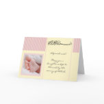 Islam Aqiqah birth congratulation muslim baby card
