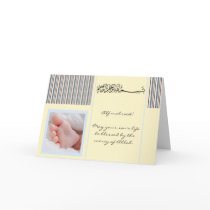 Islam Aqiqah birth congratulation muslim baby card