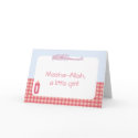 Islam Aqiqah congratulation muslim baby bottle card