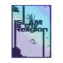 Islam is my Religion - Islamic  Arabic print Postcard