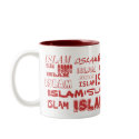 Islam Multi-font Mug (Red) by ImanUK Islam Multi-font Mug (Red)