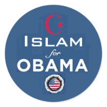 ISLAM Obama Sticker by samappleby ISLAM Obama Sticker