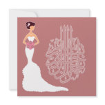 Islam wedding bachelorette marriage white bride announcement