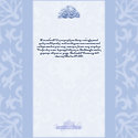 Islamic blue bismillah wedding invitation card invitation