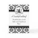 Islamic damask dua congratulations wedding card card