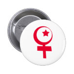 Islamic Feminism Symbol Buttons