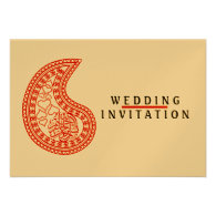 Islamic Islam wedding engagement pattern Custom Announcement