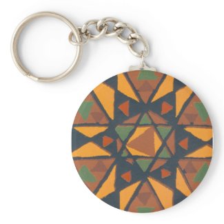 Islamic Pattern Keychain