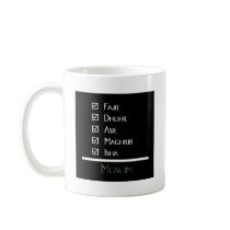 Islamic prayer - 5 times a day - Muslim print Mug