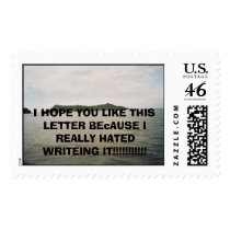 island 4x5, I HOPE YOU LIKE THIS LETTER BEcAUSE... postage