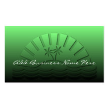 Island Beach Business Cards