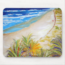 Island beach mouse mat