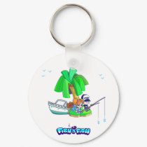 Island Couple Key Chain keychains