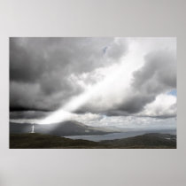 island cross canvas print