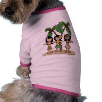 Island Dancing Girls pet clothing