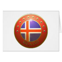 Island Flag Card
