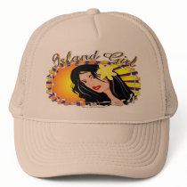 Island Girl hats by MoonArtandDesigns Island Girl hats
