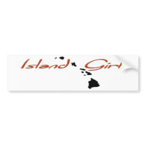 Island Girl - Hawaii bumper stickers