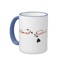 Island Girl - Hawaii -slant mugs
