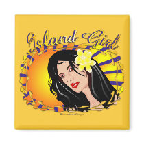 Island Girl magnets