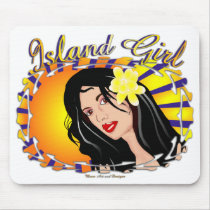 Island Girl mousepads