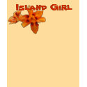 Island Girl Orange t-shirts