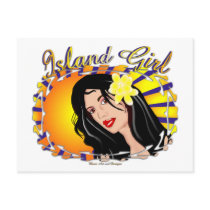 Island Girl postcards