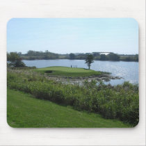 Island Golf Hole mousepads